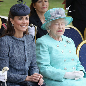 Catherine, Duchess of Cambridge, Queen Elizabeth II Catherine, Duchess of Cambridge, Queen Elizabeth II